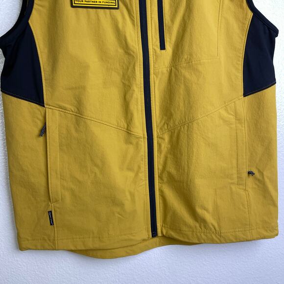 Revolution Race Hypershell Jacket Medium Mens Yellow Outdoors Hiking Full Zip - Picture 4 of 9